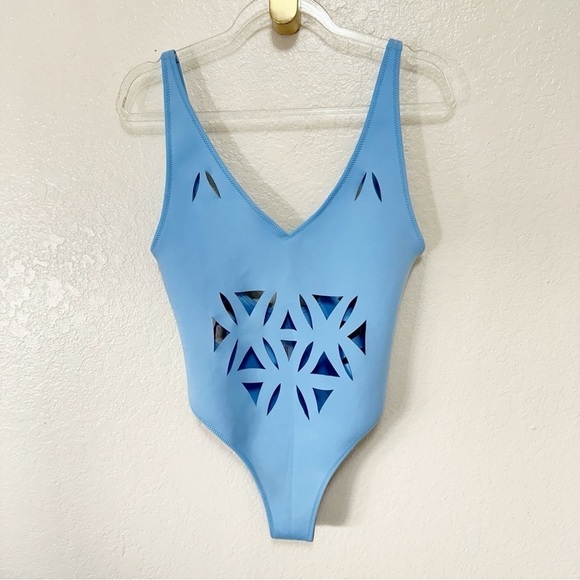 Gigi C blue GIANNA ONE-PIECE swimsuit size xl - Picture 3 of 13